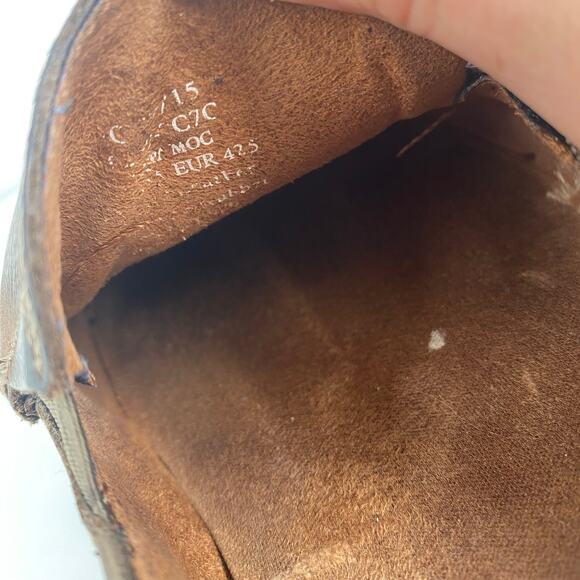 Olukai Brown Leather Akepa Men\'s Moccasin Slip On Shoes Size 9.5 main image 7